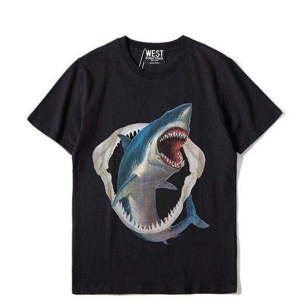 luxury men's designer t-shirt short sleeve sawtooth big white shark print brand designer t-shirt men's hip hop fashion short sleev, White;black
luxury men's designer t-shirt short sleeve sawtooth big white shark print brand designer t-shirt men's hip hop fashion short sleev, White;black