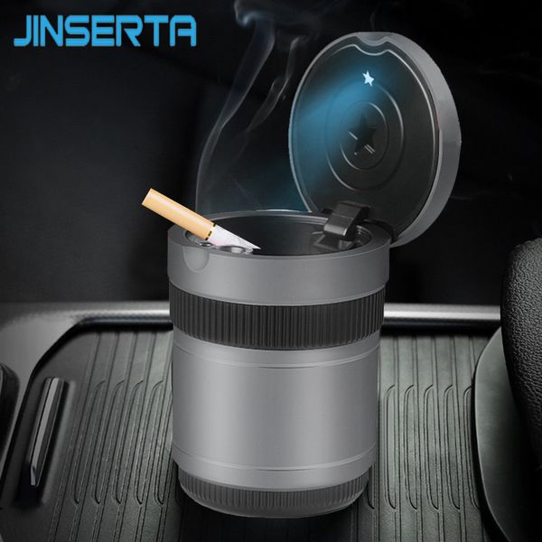 jinserta car ashtray with led light multifunctional luxury smoke ash cylinder cigarette smokless cup holder auto accessories
jinserta car ashtray with led light multifunctional luxury smoke ash cylinder cigarette smokless cup holder auto accessories