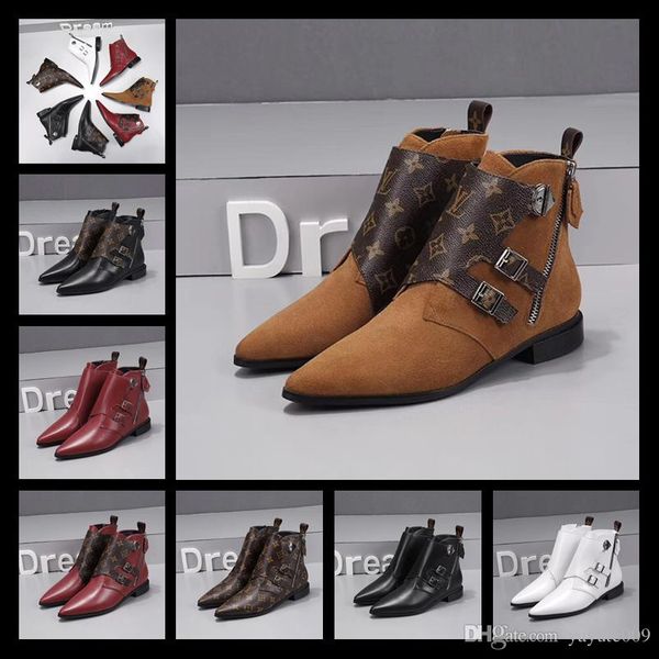 a4 luxury short boots leather ankle boots women high heel chunky heel winter women shoes martin boots design, Black
a4 luxury short boots leather ankle boots women high heel chunky heel winter women shoes martin boots design, Black