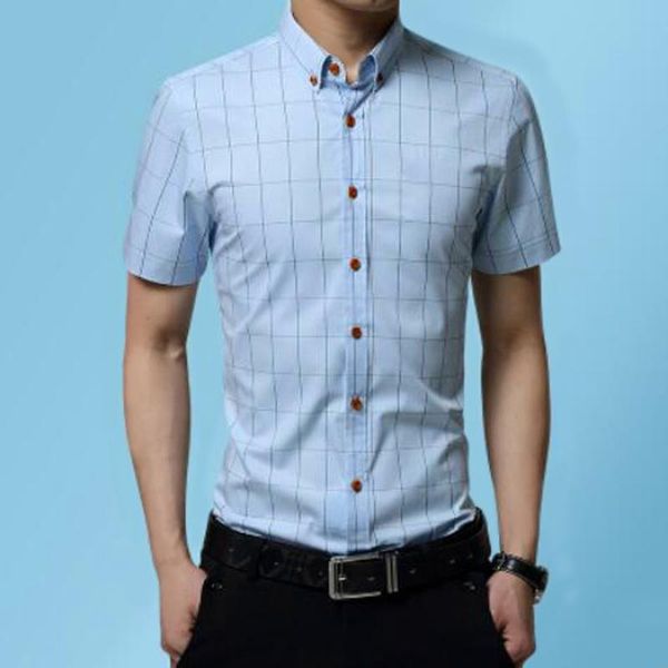 2019 casual shirt men short sleeve polyester men's pliad slim blouse business short-sleeved shirt camisa masculina w1231, White;black
2019 casual shirt men short sleeve polyester men's pliad slim blouse business short-sleeved shirt camisa masculina w1231, White;black
