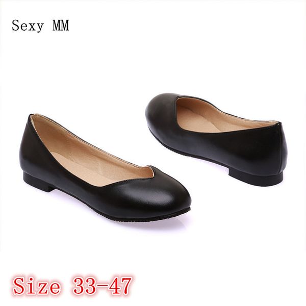 slip on shoes loafers girl ballet flats women flat shoes soft comfortable woman plus size 33 - 40 41 42 43 44 45 46 47, Black
slip on shoes loafers girl ballet flats women flat shoes soft comfortable woman plus size 33 - 40 41 42 43 44 45 46 47, Black