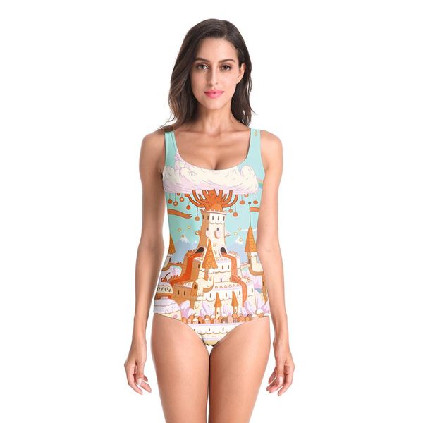 new sleeveless fantasy city vacation 3d beach style suit printed girl swimsuit one piece swimwear women cosplay funny, Black;white
new sleeveless fantasy city vacation 3d beach style suit printed girl swimsuit one piece swimwear women cosplay funny, Black;white