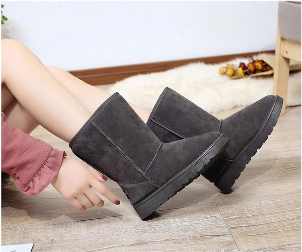 2018 winter new korean version of the snow in the tube plus velvet warm flat flat with student cotton shoes, Black
2018 winter new korean version of the snow in the tube plus velvet warm flat flat with student cotton shoes, Black