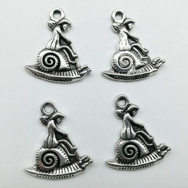 50pcs/lot elve on snail alloy charms pendant retro jewelry diy keychain ancient silver pendant for bracelet earrings necklace 24x21mm, Bronze;silver
50pcs/lot elve on snail alloy charms pendant retro jewelry diy keychain ancient silver pendant for bracelet earrings necklace 24x21mm, Bronze;silver