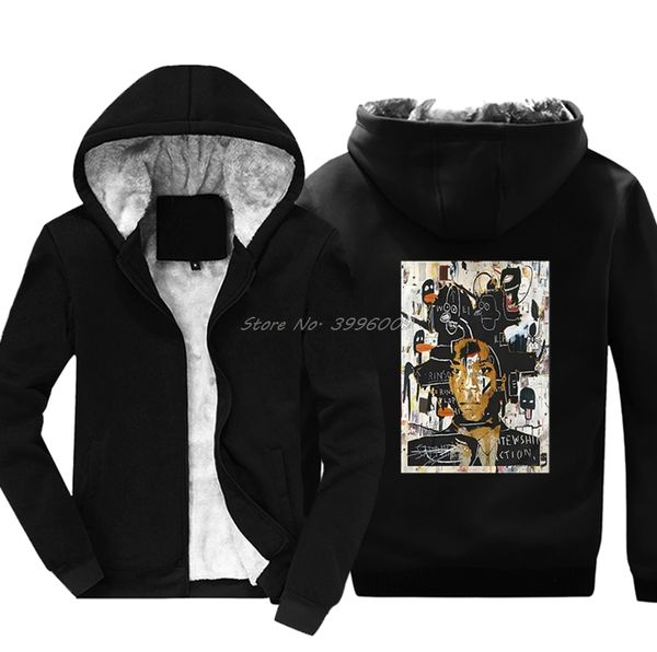 male casual jean-michel basquiat self portrait hoodies mens winter keep warm thicken sweatshirts hipste, Black
male casual jean-michel basquiat self portrait hoodies mens winter keep warm thicken sweatshirts hipste, Black
