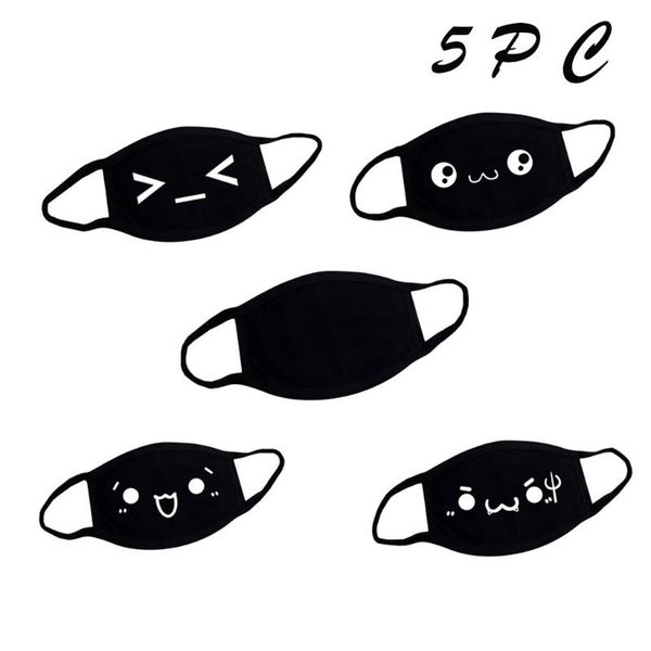 5pc lovely cute cartoon print black facemask dustproof face maskswashable and reusable bandana scarf facemasks mascarillas, Blue;gray
5pc lovely cute cartoon print black facemask dustproof face maskswashable and reusable bandana scarf facemasks mascarillas, Blue;gray