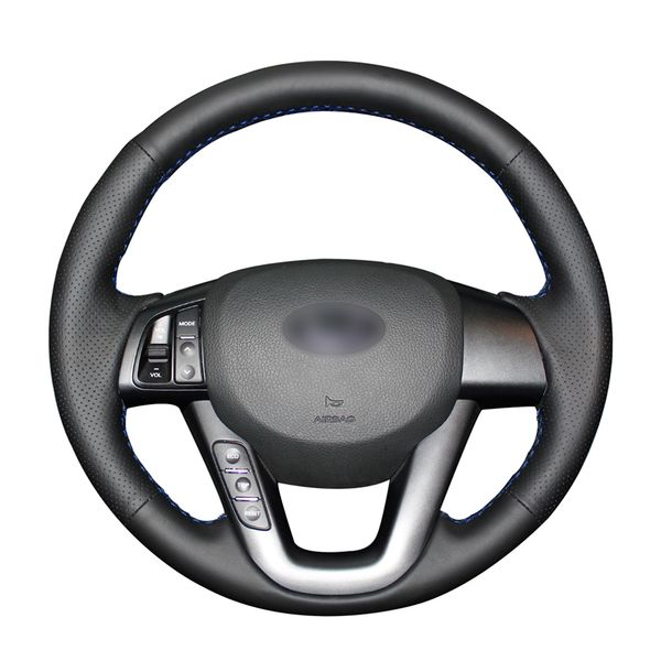 hand-stitched black pu leather black artificial leather car steering wheel covers wrap for kia k5 optima 2011 2012 2013
hand-stitched black pu leather black artificial leather car steering wheel covers wrap for kia k5 optima 2011 2012 2013