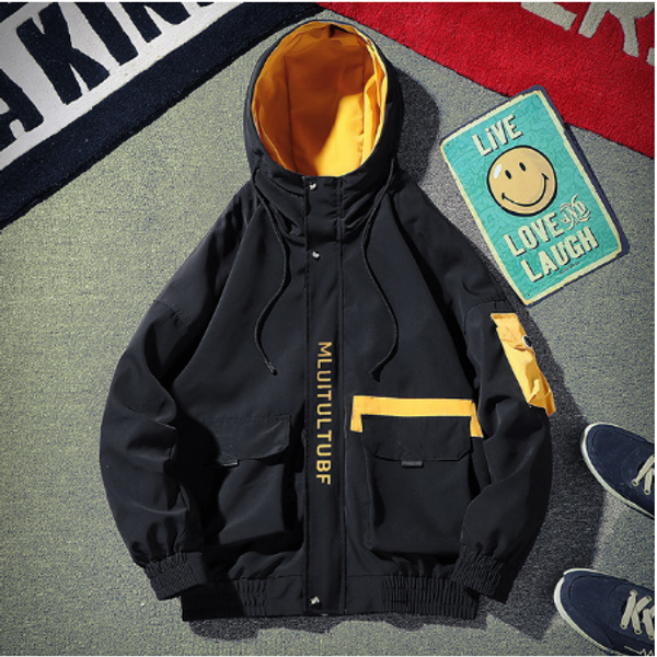 2020 new mens casual hoodies jackets printed clothes men's hooded windbreaker male outwear streetwear, Black;brown
2020 new mens casual hoodies jackets printed clothes men's hooded windbreaker male outwear streetwear, Black;brown