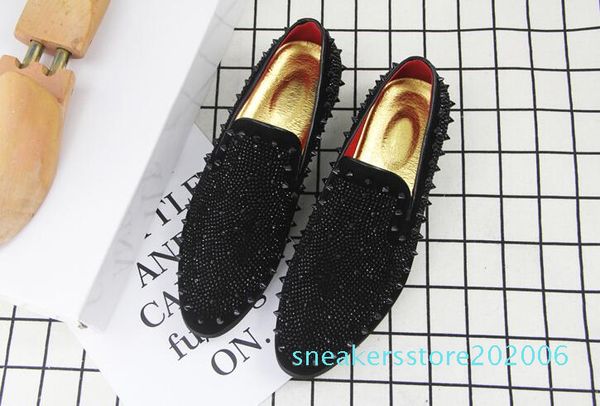 men luxury designer black rhinestone rivet casual shoes male homecoming dress wedding party prom shoes sapato social zapatos 06s
men luxury designer black rhinestone rivet casual shoes male homecoming dress wedding party prom shoes sapato social zapatos 06s