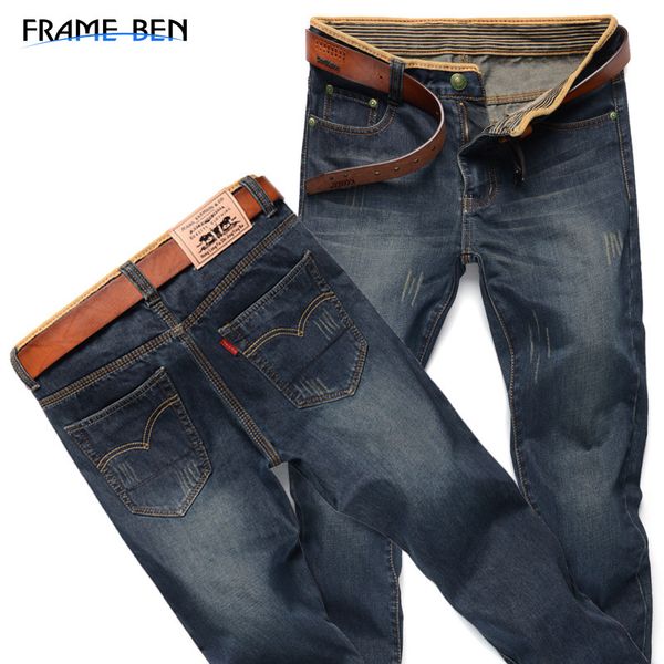 frame ben jeans for mens slim fit pants classic jeans male denim trousers casual skinny straight hombre boyfriend, Blue
frame ben jeans for mens slim fit pants classic jeans male denim trousers casual skinny straight hombre boyfriend, Blue