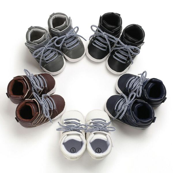 fashion newborn baby shoes boy girl solid leather soft sole shoe prewalkers casual sneakers, Black
fashion newborn baby shoes boy girl solid leather soft sole shoe prewalkers casual sneakers, Black