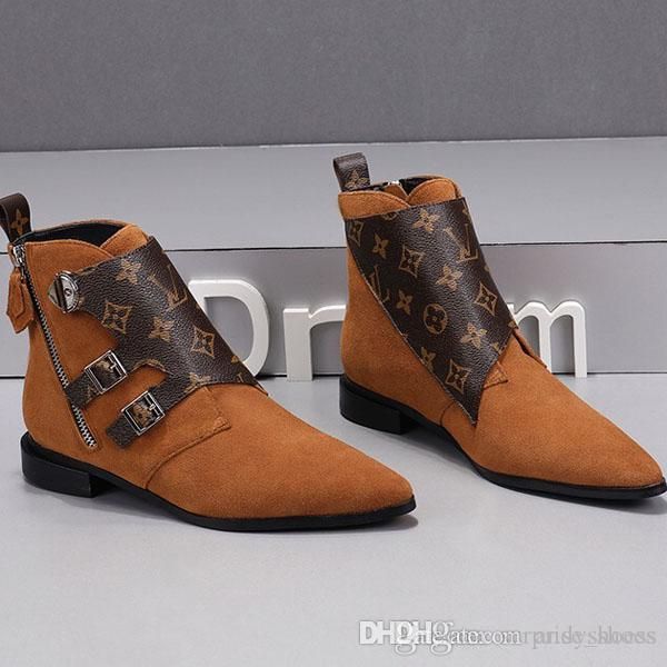 new womens motorcycle boots ankle boots black brown suede womens dress boot fashion casual boots with box 35-41
new womens motorcycle boots ankle boots black brown suede womens dress boot fashion casual boots with box 35-41