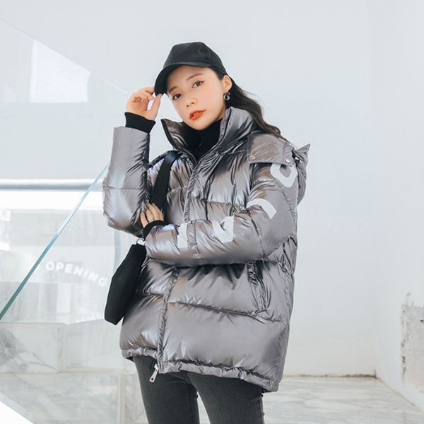 johnature 2019 new thicken warm casual fashion winter jacket women 5 colors loose hooded zippers korean letter print coats, Black
johnature 2019 new thicken warm casual fashion winter jacket women 5 colors loose hooded zippers korean letter print coats, Black