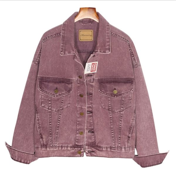 female spring denim jacket women big size vintage purple jeans jackets female ladies casual basics coat women streetwear jacket, Black;brown
female spring denim jacket women big size vintage purple jeans jackets female ladies casual basics coat women streetwear jacket, Black;brown