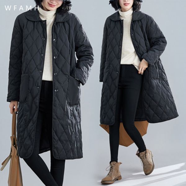 plus size women's 2020 autumn and winter new cotton coat in the long section fat sister loose foreign light jacket famale wild, Black
plus size women's 2020 autumn and winter new cotton coat in the long section fat sister loose foreign light jacket famale wild, Black