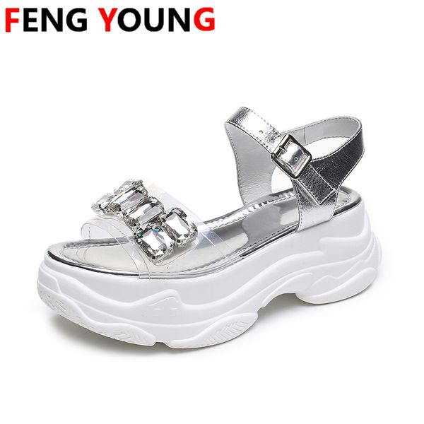 2020 women sandals fashion clear heels bling crystal women shoes summer sandalias mujer wedges shoes for ladies, Black
2020 women sandals fashion clear heels bling crystal women shoes summer sandalias mujer wedges shoes for ladies, Black