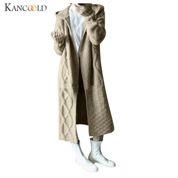 kancoold 2019 new autumn coat women hooded knit sweater solid color cardigan coat cardigan cloak jacket winter warm cloak, Black
kancoold 2019 new autumn coat women hooded knit sweater solid color cardigan coat cardigan cloak jacket winter warm cloak, Black