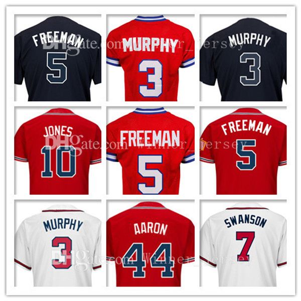 Stitched 5 Freddie Freeman Baseball Jerseys 3 Dale Murphy 7 Dansby Swanson 10 Chipper Jones Retro Jersey wholesale Cheap Sale
Stitched 5 Freddie Freeman Baseball Jerseys 3 Dale Murphy 7 Dansby Swanson 10 Chipper Jones Retro Jersey wholesale Cheap Sale