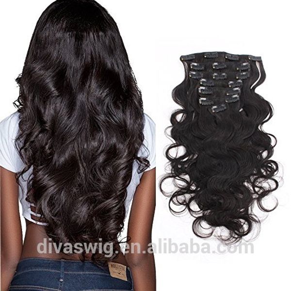wavy clip in hair extensions double drawn, body wave brazilian clip in human hair extensions for women triple weft 8pcs 120g, Black;brown
wavy clip in hair extensions double drawn, body wave brazilian clip in human hair extensions for women triple weft 8pcs 120g, Black;brown