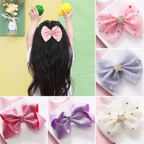 10pcs/lot fashion handmade bling stars gauze mesh hair bow hair clips for girls glitter knot headwear accessories hairgrips, Slivery;white
10pcs/lot fashion handmade bling stars gauze mesh hair bow hair clips for girls glitter knot headwear accessories hairgrips, Slivery;white