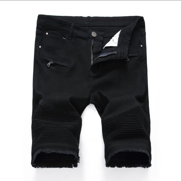 2019 designer mens denim jeans high street zipper stretch europe and america casual denim white black shorts hole male pants wholesale, Blue
2019 designer mens denim jeans high street zipper stretch europe and america casual denim white black shorts hole male pants wholesale, Blue