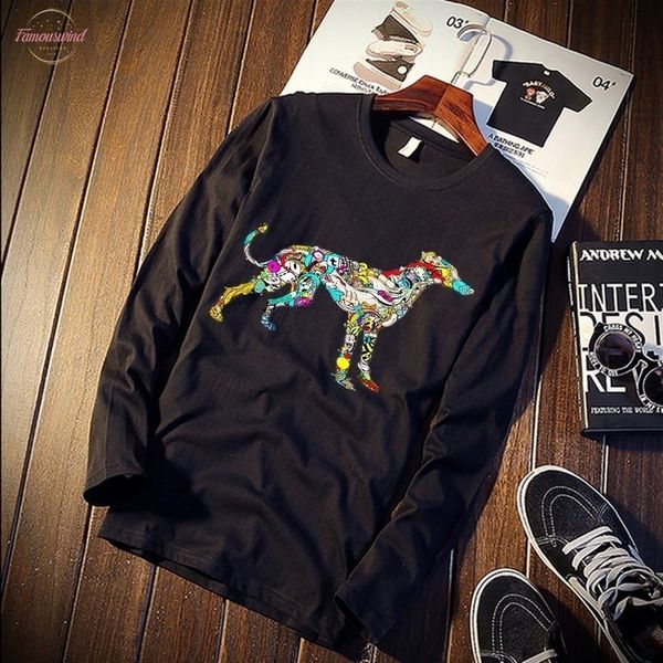 2020 pure cotton t shirt greyhound dog minimalist quotes printed long sleeve fashion casual amp; tees brand clothing, White
2020 pure cotton t shirt greyhound dog minimalist quotes printed long sleeve fashion casual amp; tees brand clothing, White