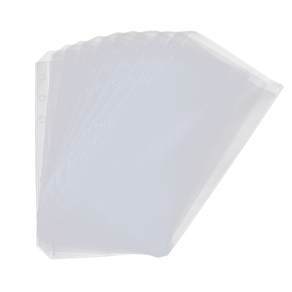 10-pack a6 / a7 binder карманного 6 отверстия binder рукав пвх документы заполнение сумка binder папка - fit для 6 колец ноутбуков
10-pack a6 / a7 binder карманного 6 отверстия binder рукав пвх документы заполнение сумка binder папка - fit для 6 колец ноутбуков