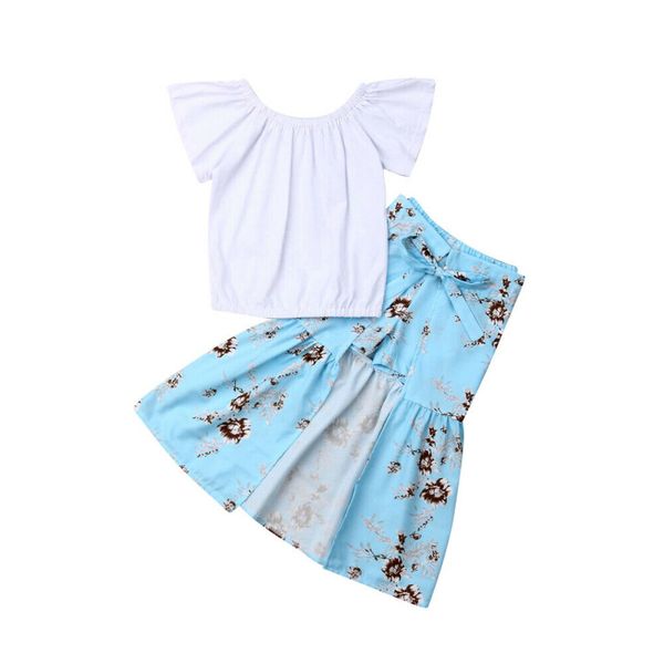 летний малыш baby girl одежда топы футболка + цветочные шорты + юбка 3шт мода девушки наряд комплект одежды, White
летний малыш baby girl одежда топы футболка + цветочные шорты + юбка 3шт мода девушки наряд комплект одежды, White