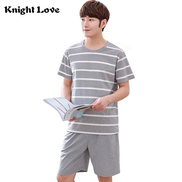 new summer men pajama наборы 100% хлопок мужчины с коротким рукавом o-образным вырезом полосатая пижама для мужчин пижамы homewear большой р, Black;brown
new summer men pajama наборы 100% хлопок мужчины с коротким рукавом o-образным вырезом полосатая пижама для мужчин пижамы homewear большой р, Black;brown