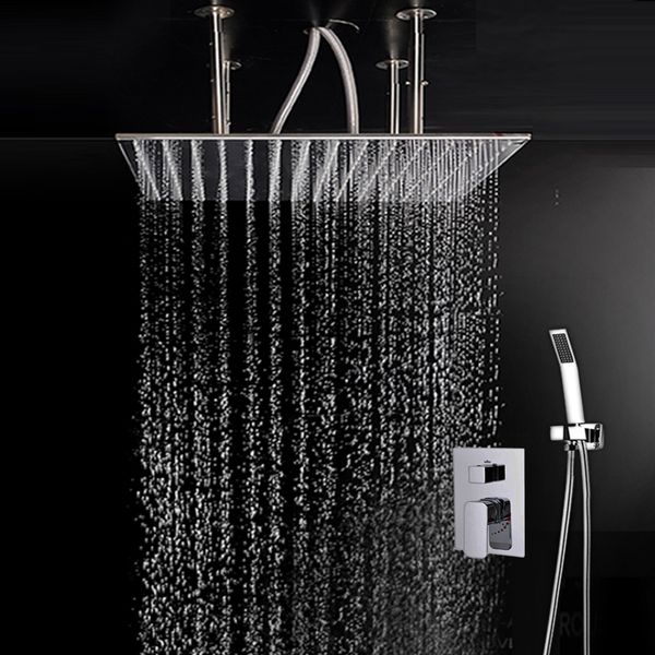 24 inches super large size square rainfall shower mixer 600x600 bathroom ceiling mounted big rain showerhead shower faucets set
24 inches super large size square rainfall shower mixer 600x600 bathroom ceiling mounted big rain showerhead shower faucets set