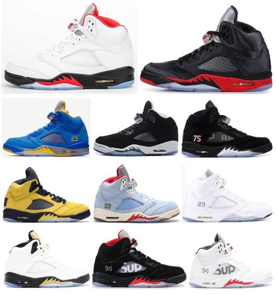 2020 new 5 fire red satin bred laney varsity royal psg paris oreo men basketball shoes 5s olympic metallic silver sneakers with box
2020 new 5 fire red satin bred laney varsity royal psg paris oreo men basketball shoes 5s olympic metallic silver sneakers with box
