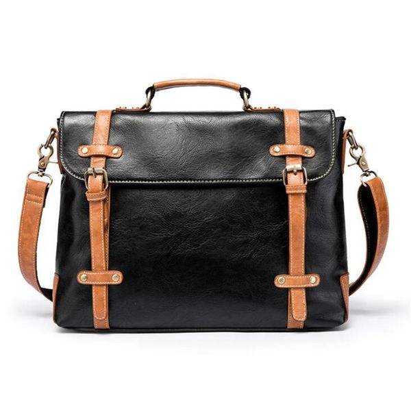 briefcase business bag crazy horse leather double cover sleeve shoulder messenger bag large capacity retro men's briefcase p640
briefcase business bag crazy horse leather double cover sleeve shoulder messenger bag large capacity retro men's briefcase p640