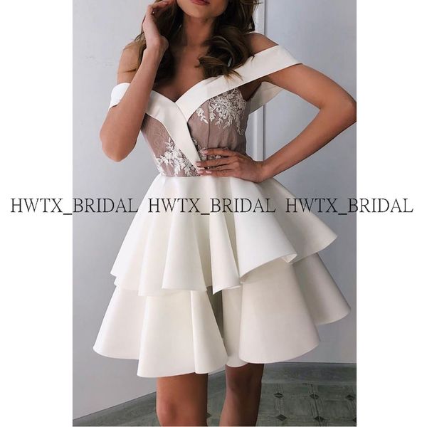 customize short prom dresses white satin off the shoulder tiered a-line vintage applique prom dress girls homecoming party gown, White;black
customize short prom dresses white satin off the shoulder tiered a-line vintage applique prom dress girls homecoming party gown, White;black