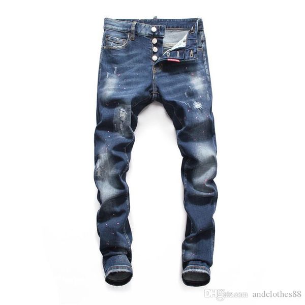 2020 new mens designer jeans men ripped denim tearing jeans cotton fashion skinny jeans de designer pour hommes fear of god, Blue
2020 new mens designer jeans men ripped denim tearing jeans cotton fashion skinny jeans de designer pour hommes fear of god, Blue