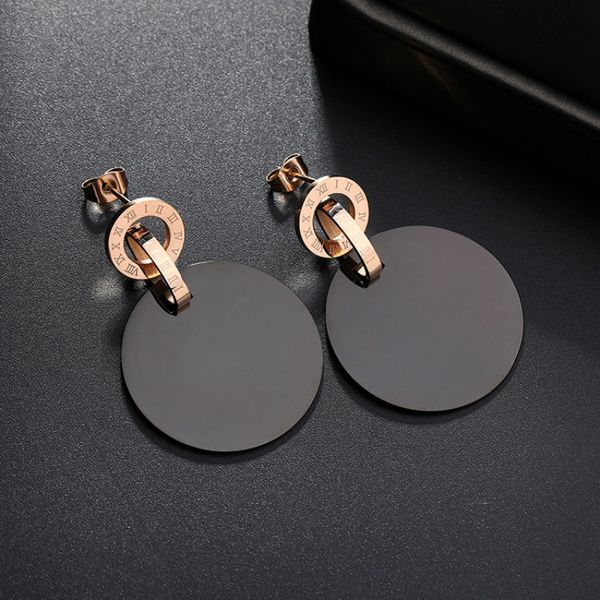 metal roman numeral size round titanium steel earrings for women rose gold earrings korea exaggerated punk jewelry, Golden;silver
metal roman numeral size round titanium steel earrings for women rose gold earrings korea exaggerated punk jewelry, Golden;silver