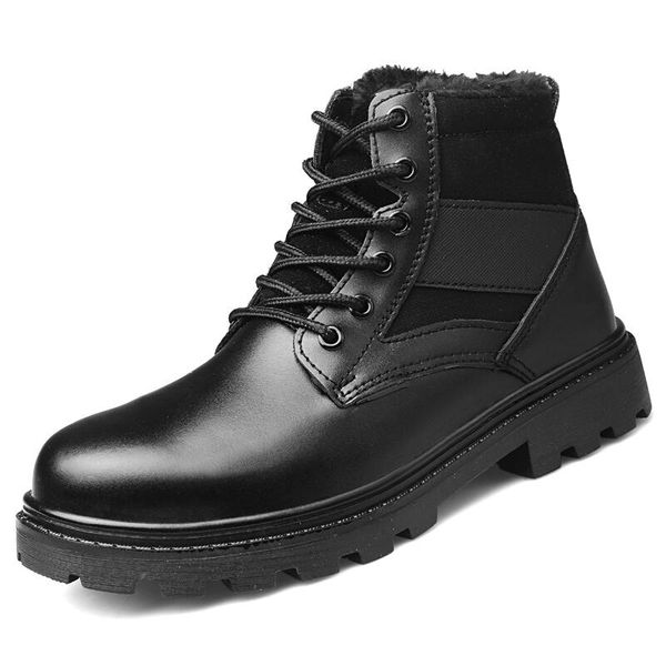 plus size mens fashion steel toe cap working safety cotton shoes warm plush winter snow ankle boots building site security boot, Black
plus size mens fashion steel toe cap working safety cotton shoes warm plush winter snow ankle boots building site security boot, Black