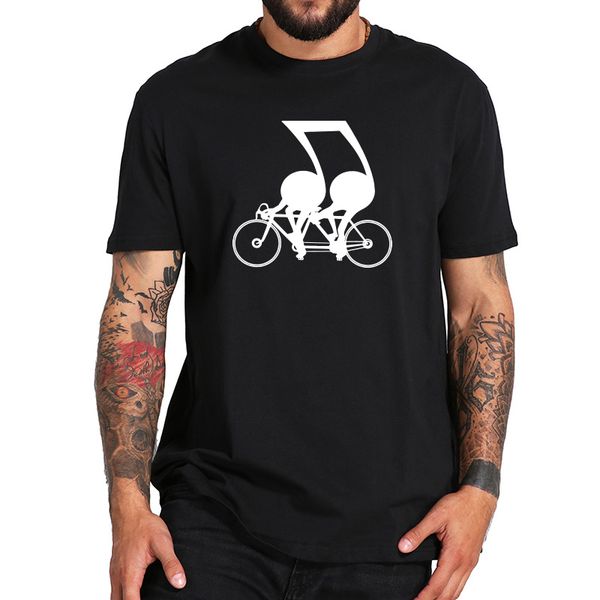 funny music symbol t-shirt happiness musician by bike original creative design black cotton t-shirt eu size, White;black
funny music symbol t-shirt happiness musician by bike original creative design black cotton t-shirt eu size, White;black