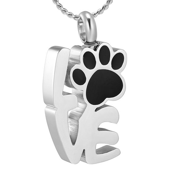 j888 love shape cremation jewelry for ashes pet paw print memorial jewelry - ashes urn for dog/cat keepsake necklalace, Silver
j888 love shape cremation jewelry for ashes pet paw print memorial jewelry - ashes urn for dog/cat keepsake necklalace, Silver