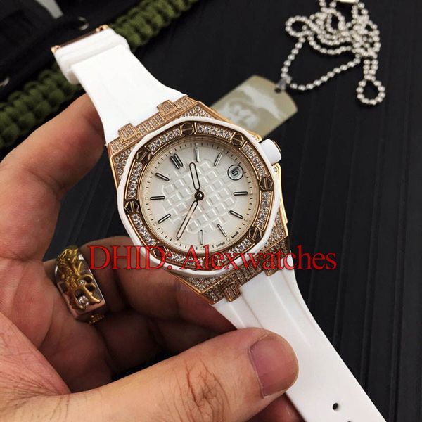 luxury women watches montre de luxe import mechanical automatic watch diamond 316l stainless steel case rubber strap sapphire wristwatches, Slivery;brown
luxury women watches montre de luxe import mechanical automatic watch diamond 316l stainless steel case rubber strap sapphire wristwatches, Slivery;brown
