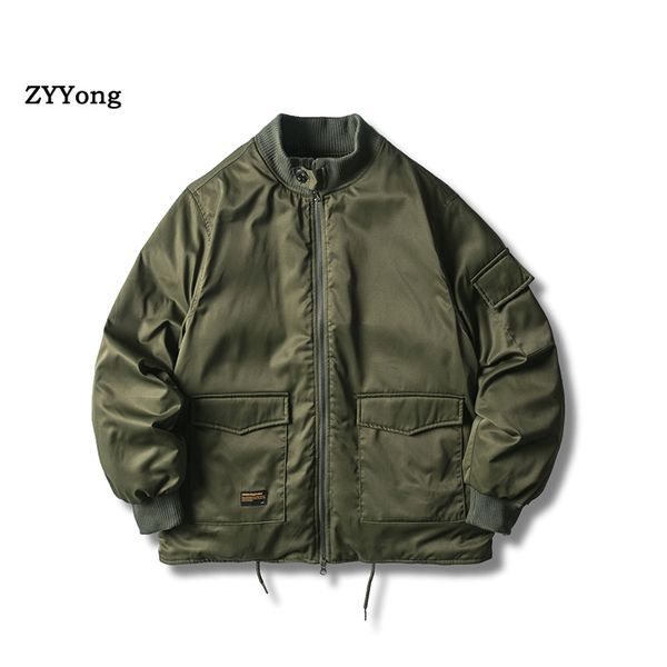 winter men jacket army outdoor tactics outwear cotton flight bomber coat casual baseball collar youth clothing, Black
winter men jacket army outdoor tactics outwear cotton flight bomber coat casual baseball collar youth clothing, Black