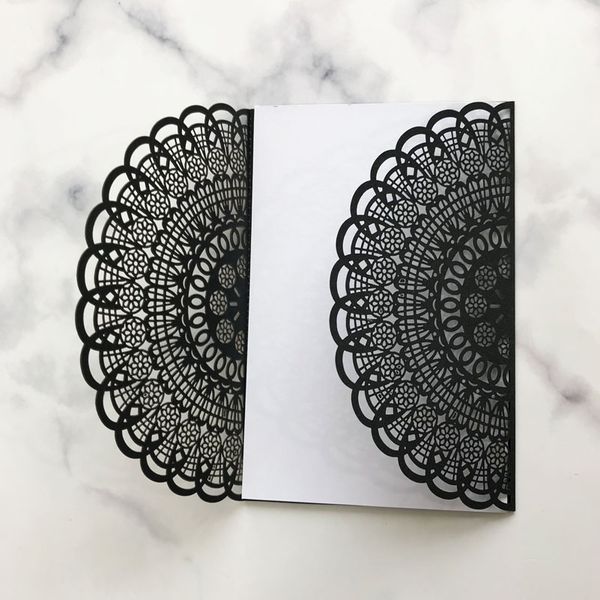 30pcs black high end luxury greeting card hollow out lace patterns invitation card easter special day memorable ceremony card
30pcs black high end luxury greeting card hollow out lace patterns invitation card easter special day memorable ceremony card
