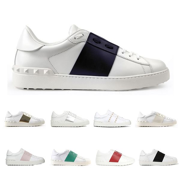 Fa hion de igner hoe for men women rivet liver black green pink tripe leather walking ca ual hoe ize 36 46
Fa hion de igner hoe for men women rivet liver black green pink tripe leather walking ca ual hoe ize 36 46