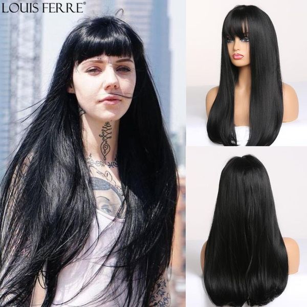 louis ferre synthetic hair wigs with bangs long straight black wigs for women afro high temperature fiber cosplay party
louis ferre synthetic hair wigs with bangs long straight black wigs for women afro high temperature fiber cosplay party