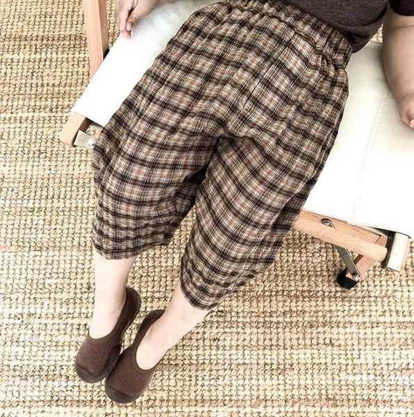 2020 new girls boys plaid pants summer cool fashion kids pants 1-7t qh273, Blue
2020 new girls boys plaid pants summer cool fashion kids pants 1-7t qh273, Blue