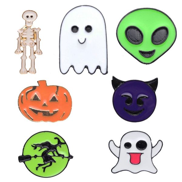 halloween skull spider web pumpkin brooch for kids cute cartoon enamel collar corsage lapel pins school bag decor badge, Gray
halloween skull spider web pumpkin brooch for kids cute cartoon enamel collar corsage lapel pins school bag decor badge, Gray