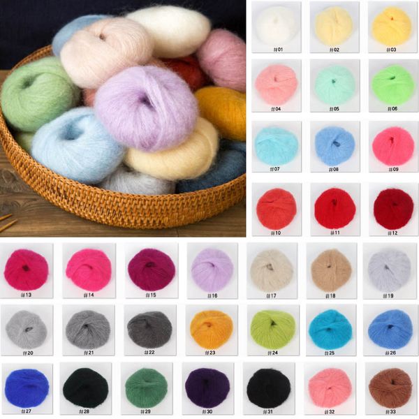 25g/ball angola amorous feelings thin mohair wool yarn plush fine wool crochet thread hand knitting fabric dhl ship 41 color hh7-2049
25g/ball angola amorous feelings thin mohair wool yarn plush fine wool crochet thread hand knitting fabric dhl ship 41 color hh7-2049