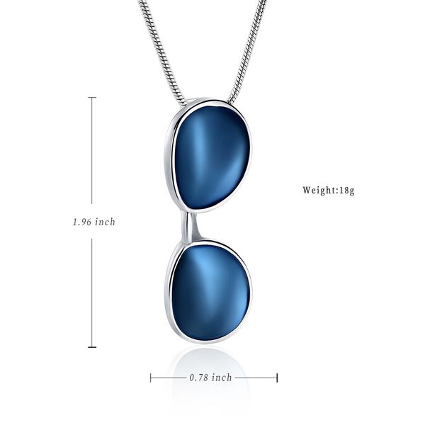 ijd10535 women accessories jewelry blue color stainless steel cremation necklace for loved ones ashes keepsake, Silver
ijd10535 women accessories jewelry blue color stainless steel cremation necklace for loved ones ashes keepsake, Silver