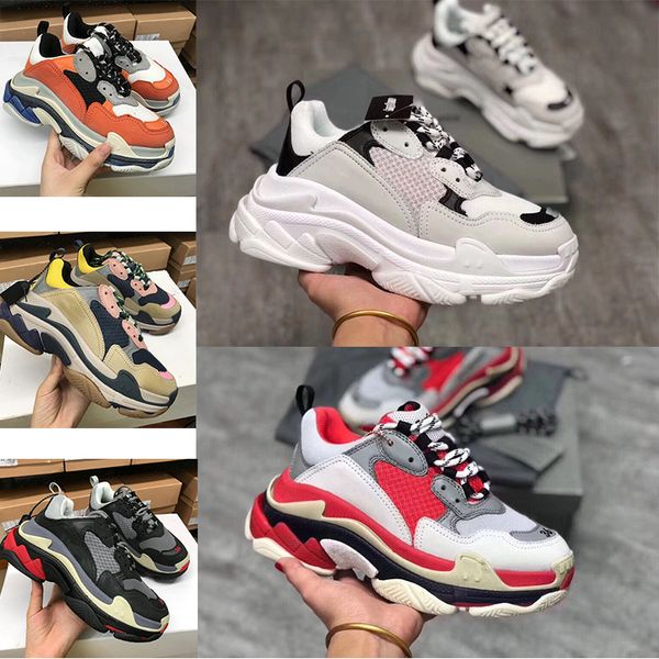 2019new new paris 17fw triple-s casual shoes designer men's and women's casual shoes mixed color thick heel shoes large size 36, Black
2019new new paris 17fw triple-s casual shoes designer men's and women's casual shoes mixed color thick heel shoes large size 36, Black
