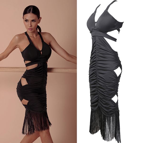 backless hanging neck latin dance dress practice fringe dress cha cha rumba samba latin dance competition dresses sl3431, Black;red
backless hanging neck latin dance dress practice fringe dress cha cha rumba samba latin dance competition dresses sl3431, Black;red