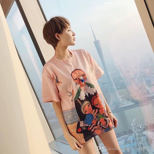 2019 men women designer t shirt color carto cotton fashion classic graffiti print men women brand hip hop trend european version tee us size, White;black
2019 men women designer t shirt color carto cotton fashion classic graffiti print men women brand hip hop trend european version tee us size, White;black